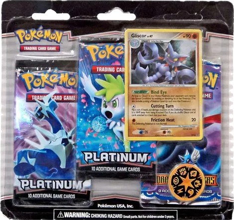 3 Pack Blister Platinum X EX Dragon Frontiers